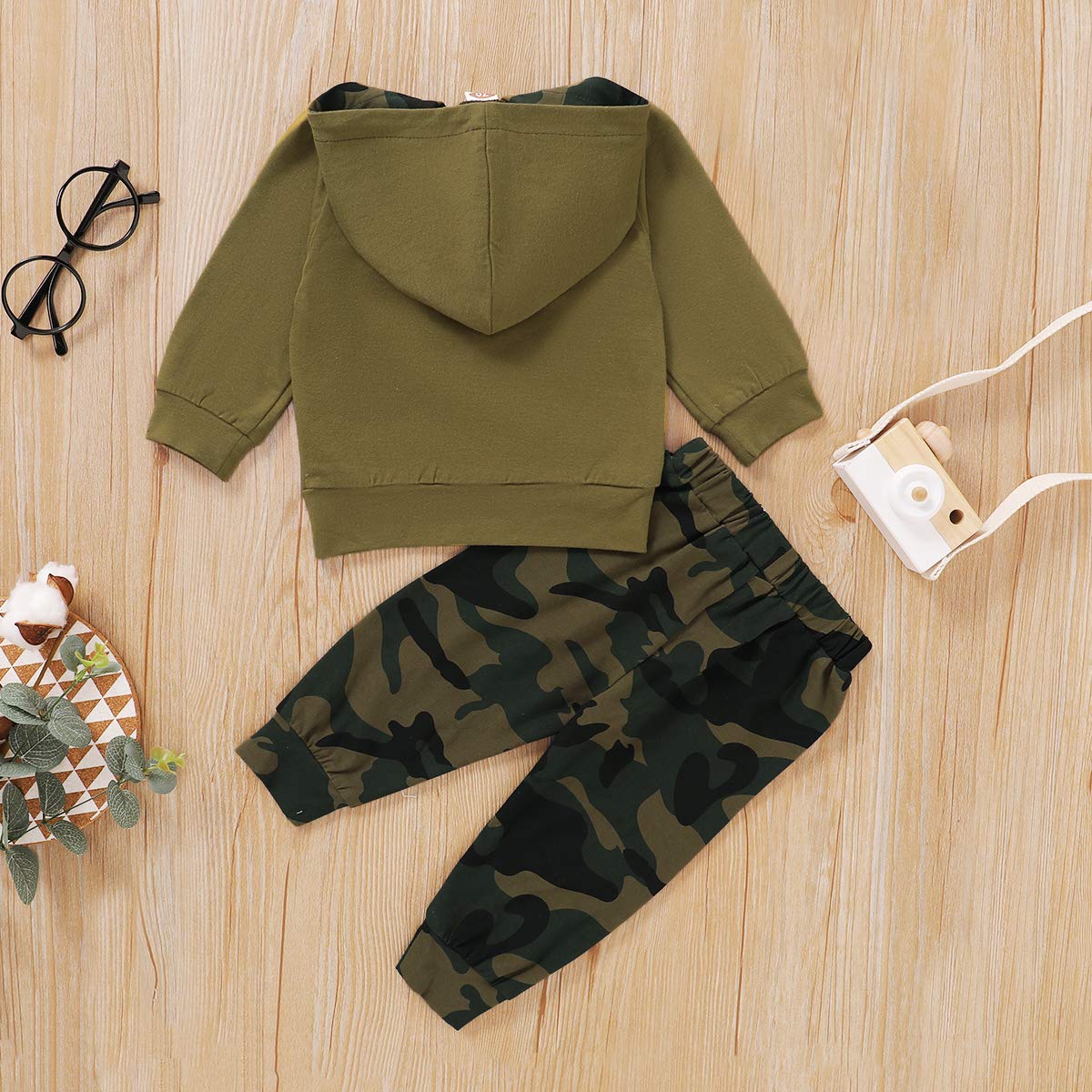 12-18 Month Baby Boy Clothes Fall Infant Camo Outfit Cute Graphic Hoodie Camoflage Pant Winter Clothing Sweat Suit Set 1 Year Ol