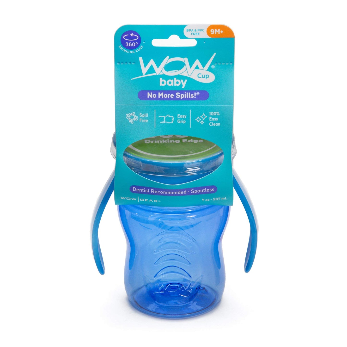 Wow Cup For Baby 360 Trainer Sippy Cup, Blue, 7 Oz / 207 Ml