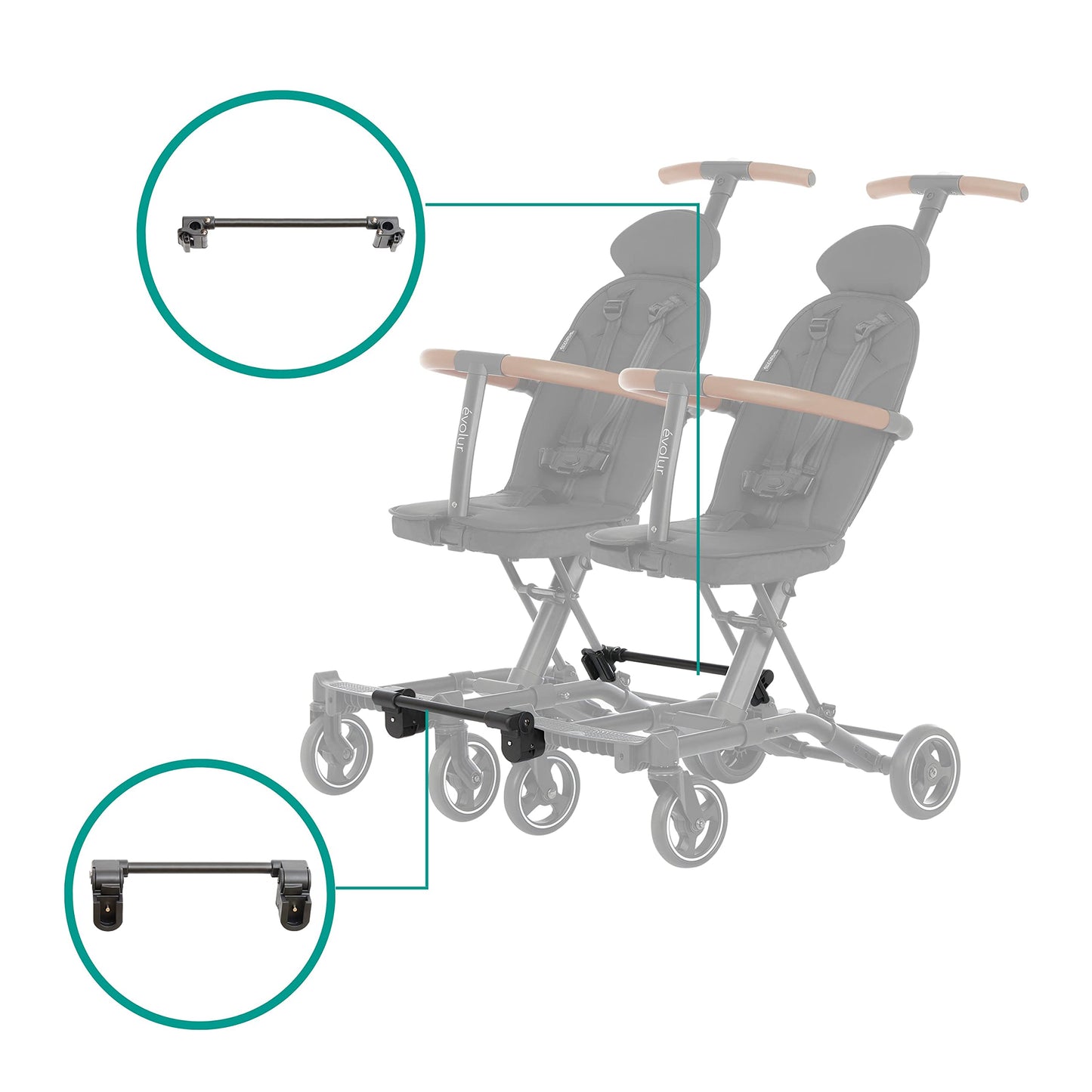 Evolur Cruise Rider Twin Connector