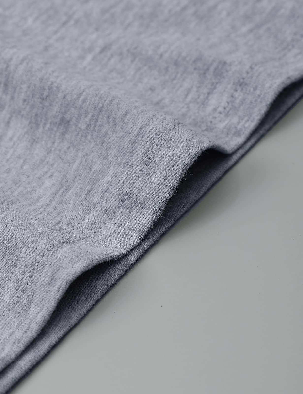 Cosland Toddler Boys T Shirts Short Sleeve Heavyweiht Cotton Plain Gray Tees 2T