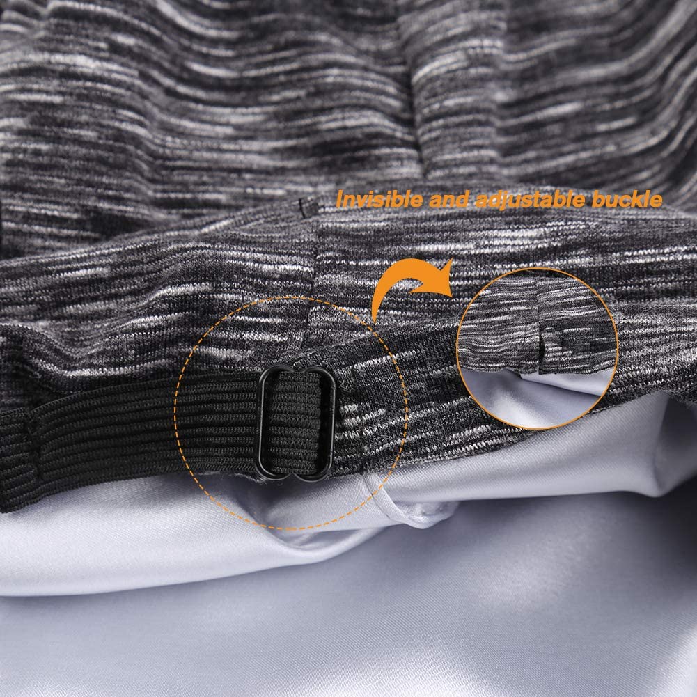 Greatremy Beanie Kids Silky Satin Lined Hair Bonnet Sleep Cap-Adjustable Elastic Band Slouchy Cotton For Teens Baby Girl Infant