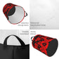 Gbuzozie Game Joysticks Red Background Round Laundry Hamper Storage Basket Toys Clothes Organizer Bin For Home Bathroom Bedroom