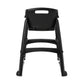 Rubbermaid Commercial Products Sturdy High-Chair, 33Lb Capacity, Black, Pre-Assmbled, Stackable, Fits Under Table For Child/Baby