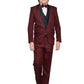 Jeetethnics Boys Maroon Coat Suit Set With Waistcoat Shirt And Trousers (9082Aq)