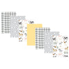 Hudson Baby Unisex Baby Cotton Flannel Burp Cloths, Cute Farm 7-Pack, One Size