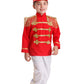 Dress Up America Drum Major Costume For Kids - Red Marching Band Uniform For Boys