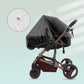 Itoda Mesh Baby Stroller Sun Shades Universal Breathable Travel Walking Outdoor See Through Beach Parasol Elastic Windproof Prot