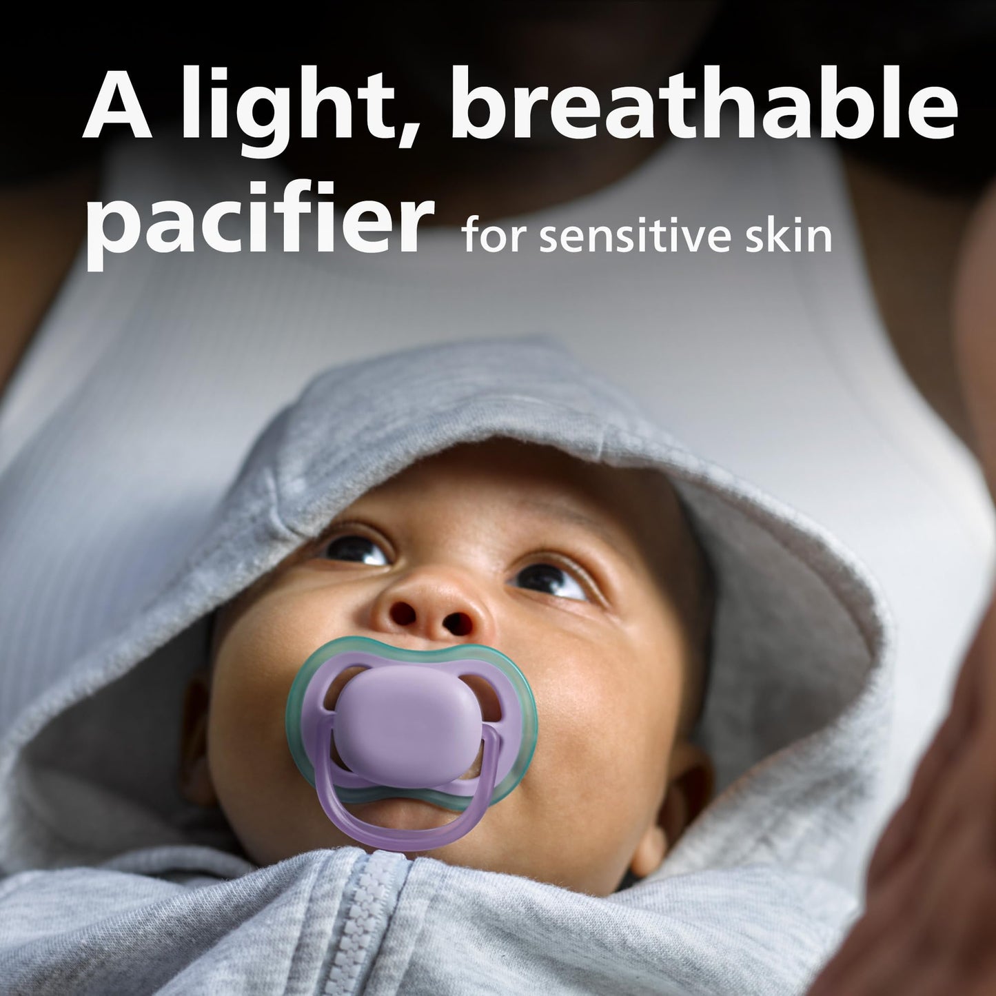 Philips Avent Ultra Air Pacifier - 4 X Light, Breathable Baby Pacifiers For Babies Aged 6-18 Months, Bpa Free With Sterilizer Ca