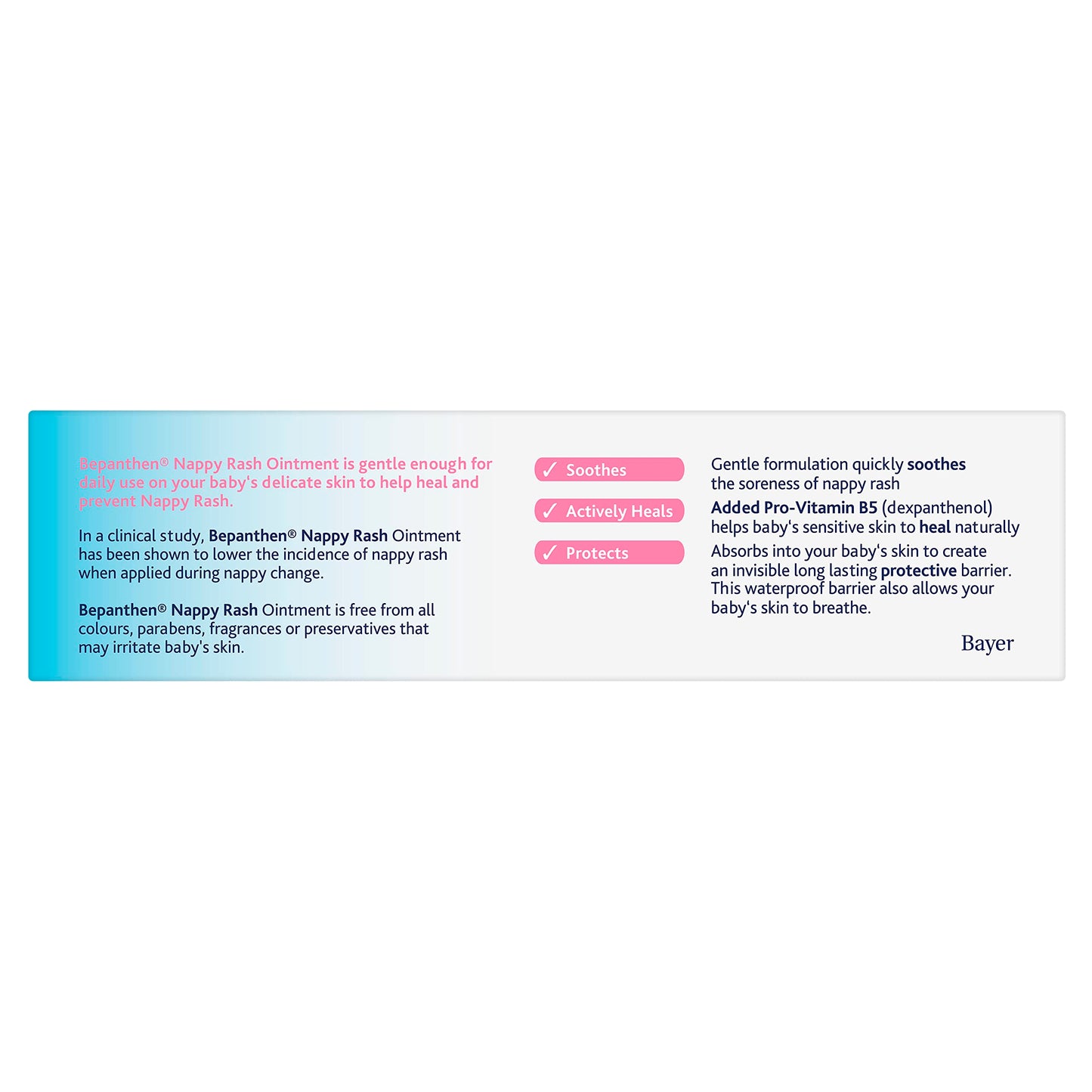 Bepanthen Nappy Rash Diaper Barrier Protection Ointment 30G