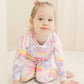 Vaenait Baby Kids Junior 100% Cotton Sleepwear Pajamas 2Pcs Set Tiedye-Bluepinkyellow-253 L