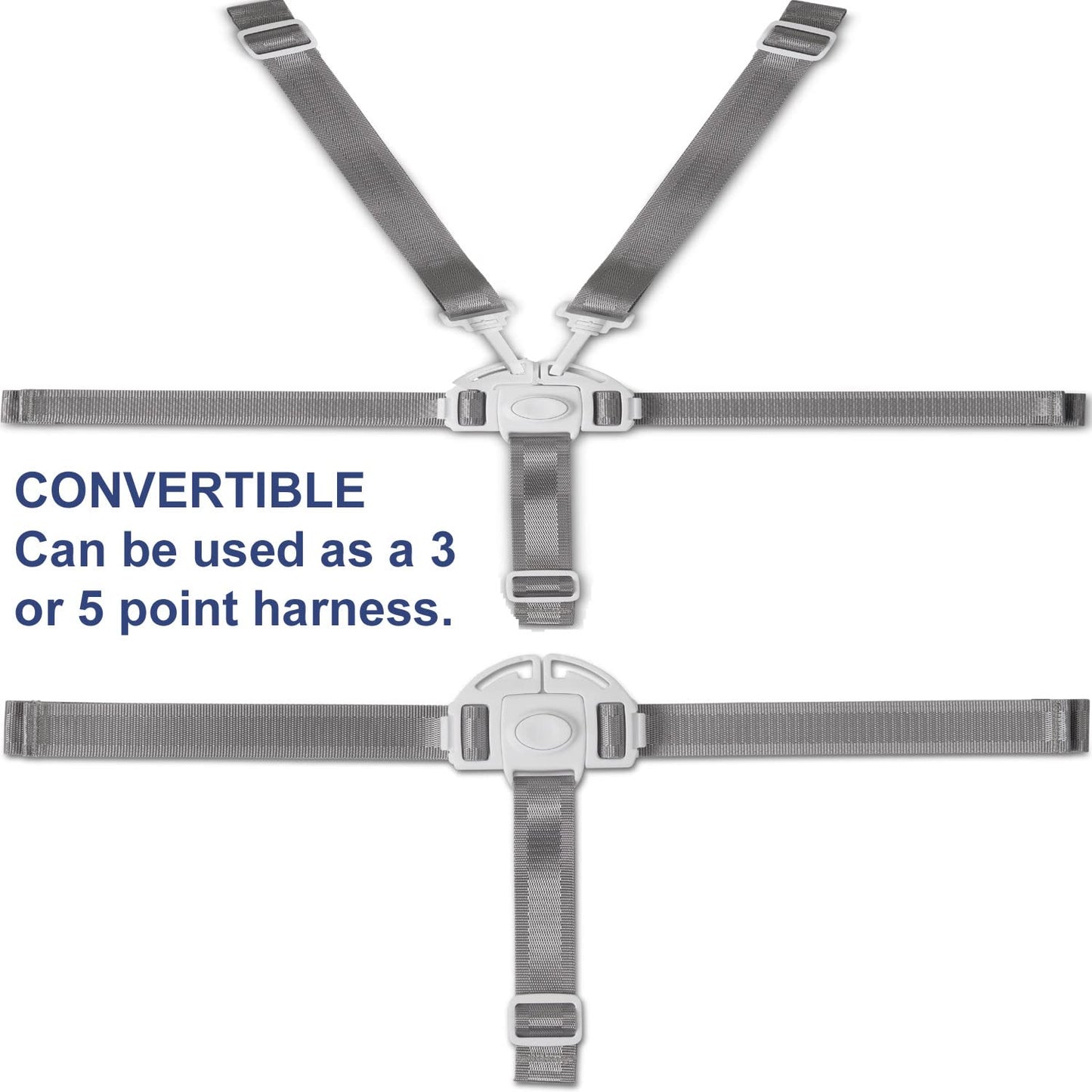 Todays Kids High Chair Straps, Straps For High Chair, Replacement Harness Straps For Most 5 Point High Chairs, Replacement High