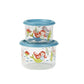 Sugarbooger Good Lunch Small Snack 2 Piece Container, Mermaid