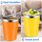 Ewsnmata Kids Cups With Lids Spill Proof, Stainless Steel Sippy Cups With Sleeve, 12Oz Toddlers Straw Tumbler For School, 6 Pack