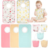 Newwiee 5 Pcs Large Towel Bib Toddler For Baby Toddler Cloth Bib Soft Pullover Baby Absorbent Full Coverage Drooling Feeding(Cut