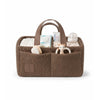 GIGIL Diaper Caddy  Baby Nappy Organiser  Car Organiser for Diapers  Nursery Storage Basket (Caramel Mocha)