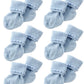 Nurses Choice Blue Newborn Baby Socks Includes 6 Pairs Of Cotton Socks