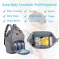 Baoyun Diaper Bag Backpack, Large Capacity Baby Diaper Bag For Boys Girls, Waterproof Travel Bag With Stroller Straps, Baby Esse
