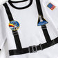 Lensous Paddy Field Baby Boys Girls Astronaut Suit Space Explorer Jumpsuit Cosplay Costume Halloween (0-3 Months)