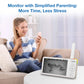 Vtech V-Care Vc2105 1080P Fhd Over-The Crib Mount Smart Baby Monitor 5    720P Lcd Screen,Table Stand,Remote Access,Versatile Pl