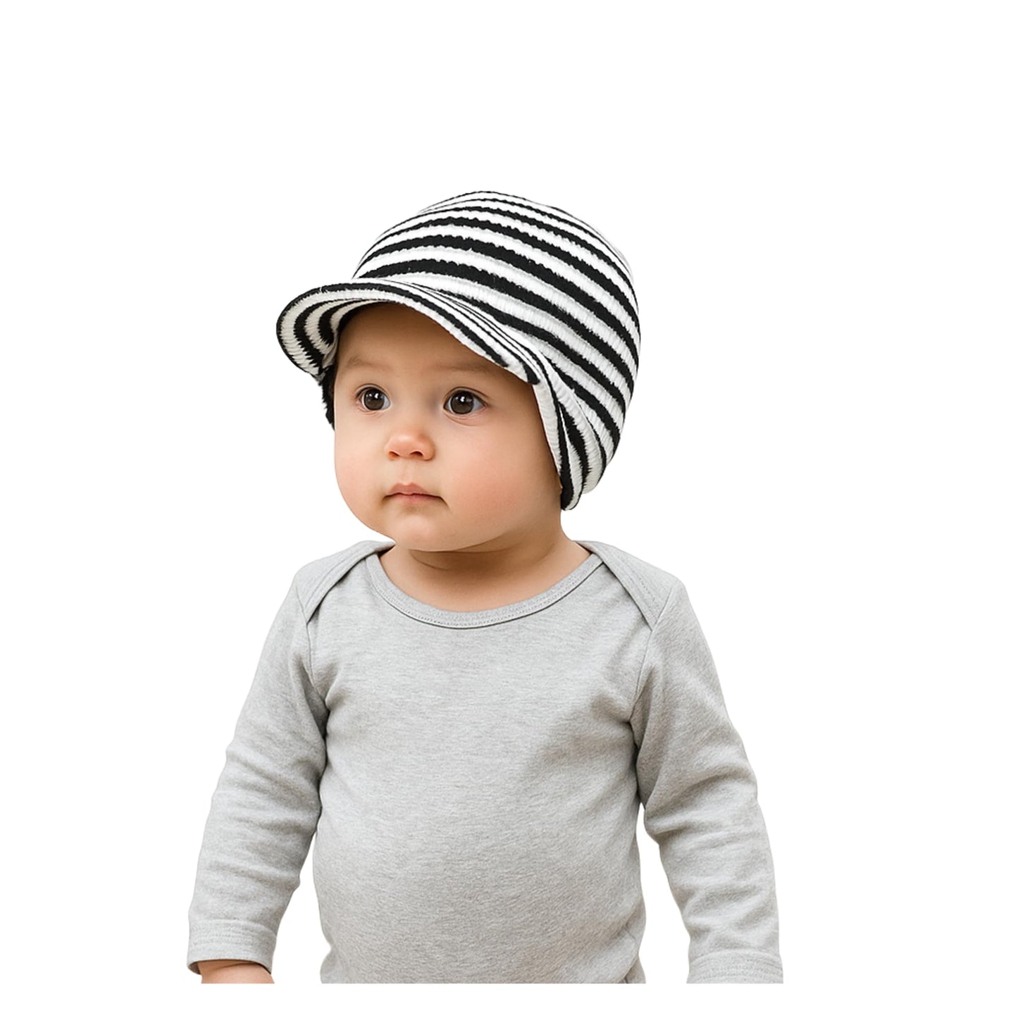 Bhavy Wool Blend Ful Ear Protection Kids Beanie Caps, Babies Head Caps, Topi For Baby Boys And Baby Girls 1 Pcs (In, Age, 6 Mont