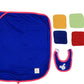 Ole Baby Gift Set Combo of Cute Hooded Cute Towel, Multicolor Wash Cloth & Printed Bib.