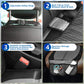 Car Seat Protector, 2 Pack Large Car Seat Protectors For Child Baby Car Seat With Organizer Pockets, Thick Padding Waterproof Ca