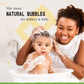 Alaffia Babies & Kids Bubble Bath, Coconut Chamomile, Pump Included - Gentle Cleanser With Raw Shea Butter And Yarrow, 32 Fl Oz