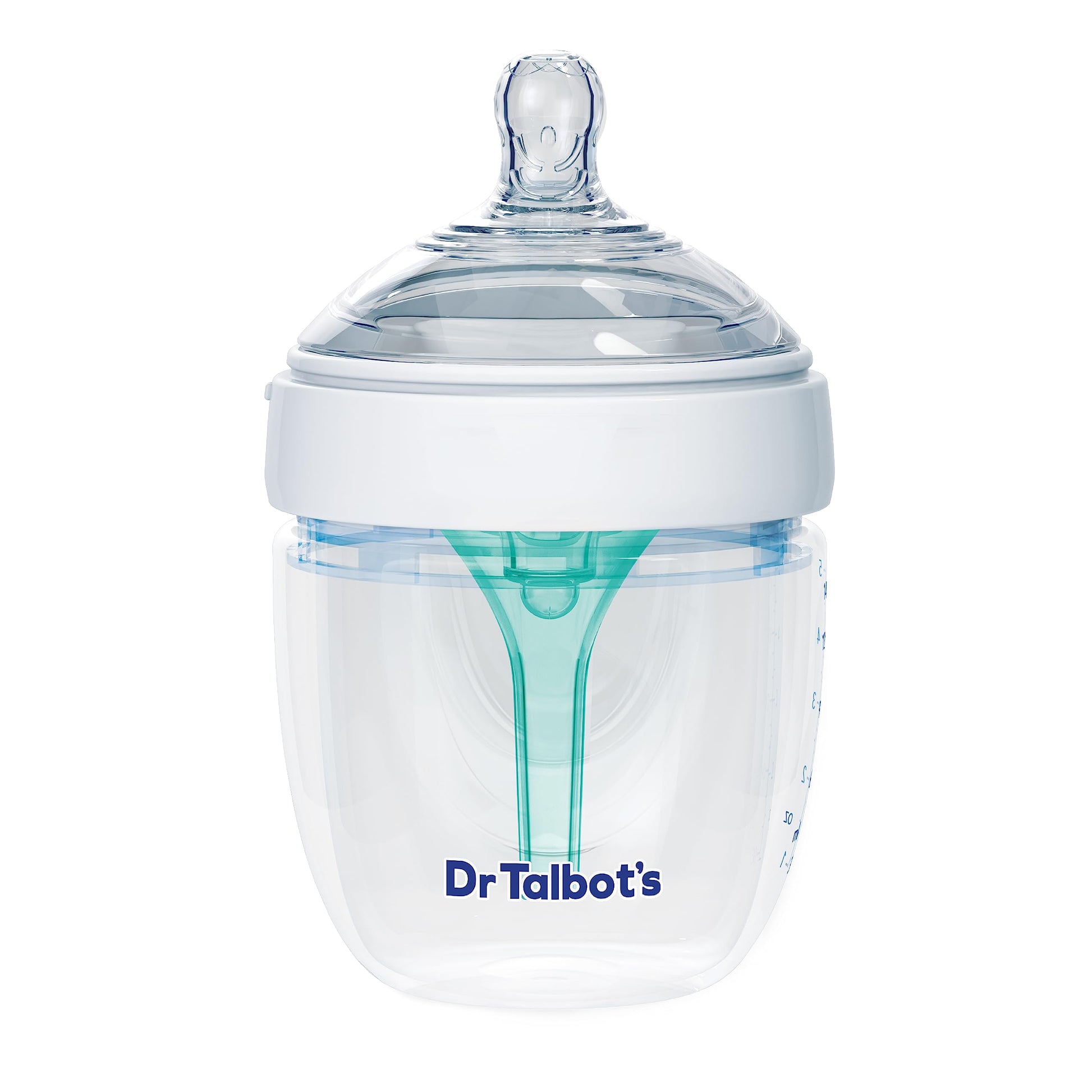 Dr. Talbot'S Silicone Anti-Colic Bottle - Self-Sterilizing Baby Bottle For Newborns - 5 Oz - White
