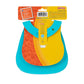 Nuby 3D Soft Silicone Baby Bib With Scoop - Silicone Bib For Toddlers And Babies 6+ Months - Stars