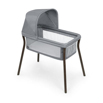 Chicco LullaGo Anywhere LE Portable Bassinet, Space-Saving Baby Bassinet with Canopy, Waterproof Mattress and Fitted Sheet, Trav