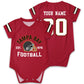 OAOANS Tampa Baby Clothes Custom Name Number Personalized Football Baby Jersey Clothing Newborn Toddler Apparel 0-24 Months Gift
