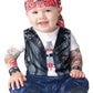 Lil Characters Baby Boy'S Born To Be Wild, Black/Red, Medium