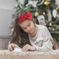 7Rainbows Fashion Cute Red Bow Headband For Girls Toddlers.