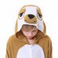 Canasour Sloth Onesie Kids Halloween Cosplay Costume Girls One Piece Pjs Anime Unisex Hoodie Pajamas Brown For 5T Boys Party Pyj