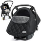 Orzbow Baby Car Seat Cover Winter - Waterproof Carseat Cover for Doona Car Seats and Strollers, Breathable Infant Carseat Canopy