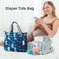 Pheben Diaper Bag Tote Waterproof Messenger Purse Baby Bags For Mom And Dad Multifunction Large Travel Diaper Tote Bags(Cute Din