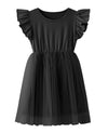 Twkioue Toddler Baby Girl Tutu Tulle Dress Sleeveless Fluffy Cute Party Sundress 817 Black 130