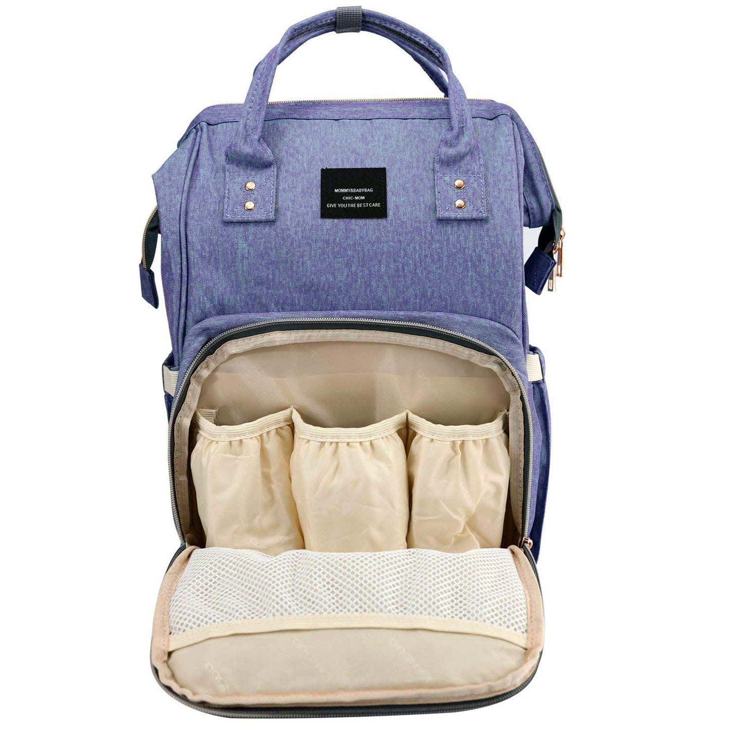 House Of Quirk Baby Diaper Bag Maternity Backpack (Purple)