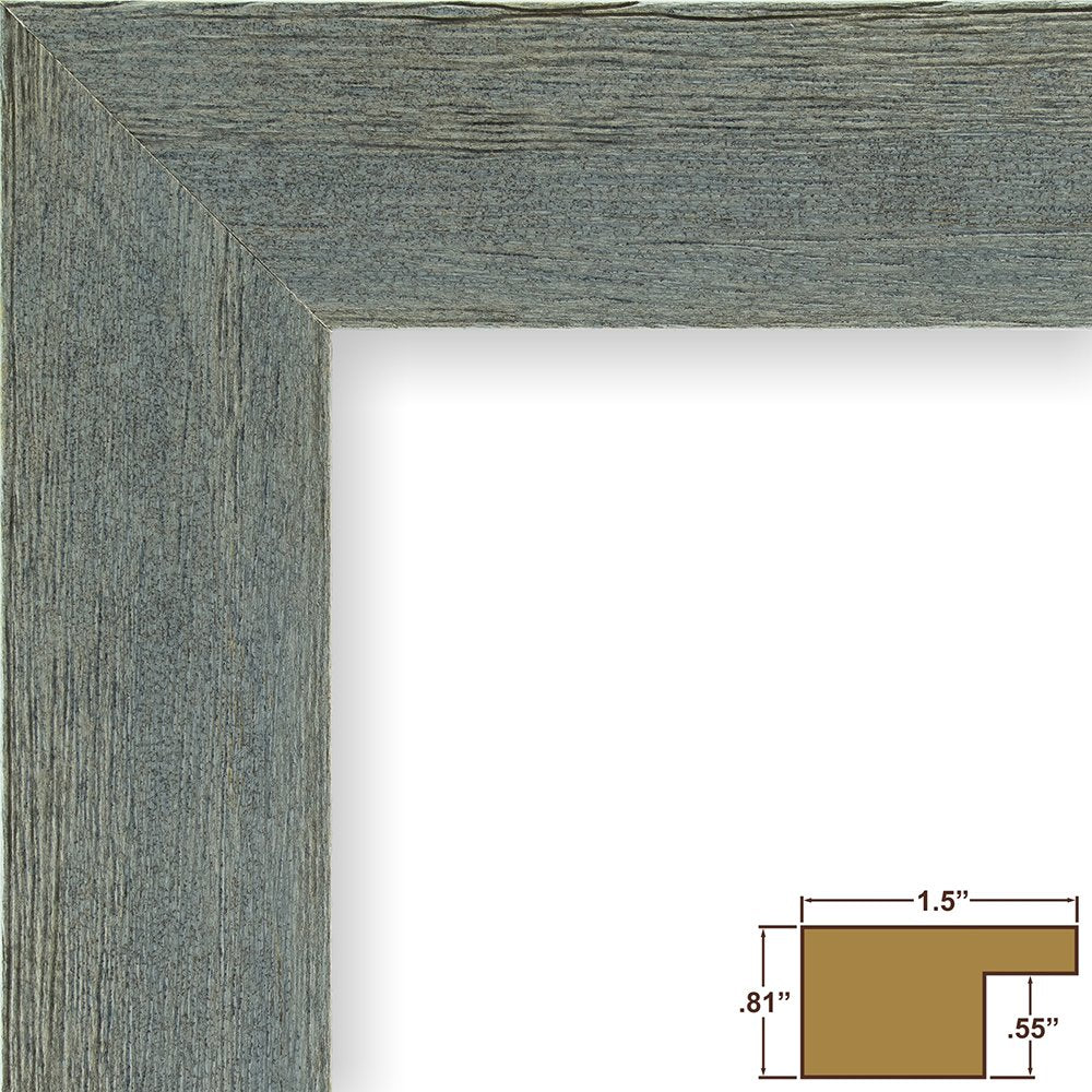Written On My Heart Distressed Gray Memorial Photo Frame For Dad- Sympathy Gift For Loss - Made In Usa Of Dad/Dad Memorial Gift