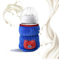The Little Lookers For Philips Avent/Wide Neck Feeders Soft Plush Stretchable Baby Feeding Bottle Cover With Easy To Hold Strap 