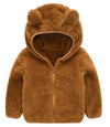 Jeskids Toddler Girls Boys Fleece Hoody Jacket Zip Up Teddy Coat Warm Winter Outwear