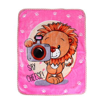 Kabello Fleece Baby Blanket Newborn Wrapper Sheet Soft Winter Blankets for Baby Boys and Girls  Pink