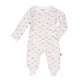 Magnetic Me Footie Pajamas 100% Organic Cotton Baby Boys Sleepwear Quick Magnetic Fastener Sleeper Darjeeling Dasmask 6-9 Months