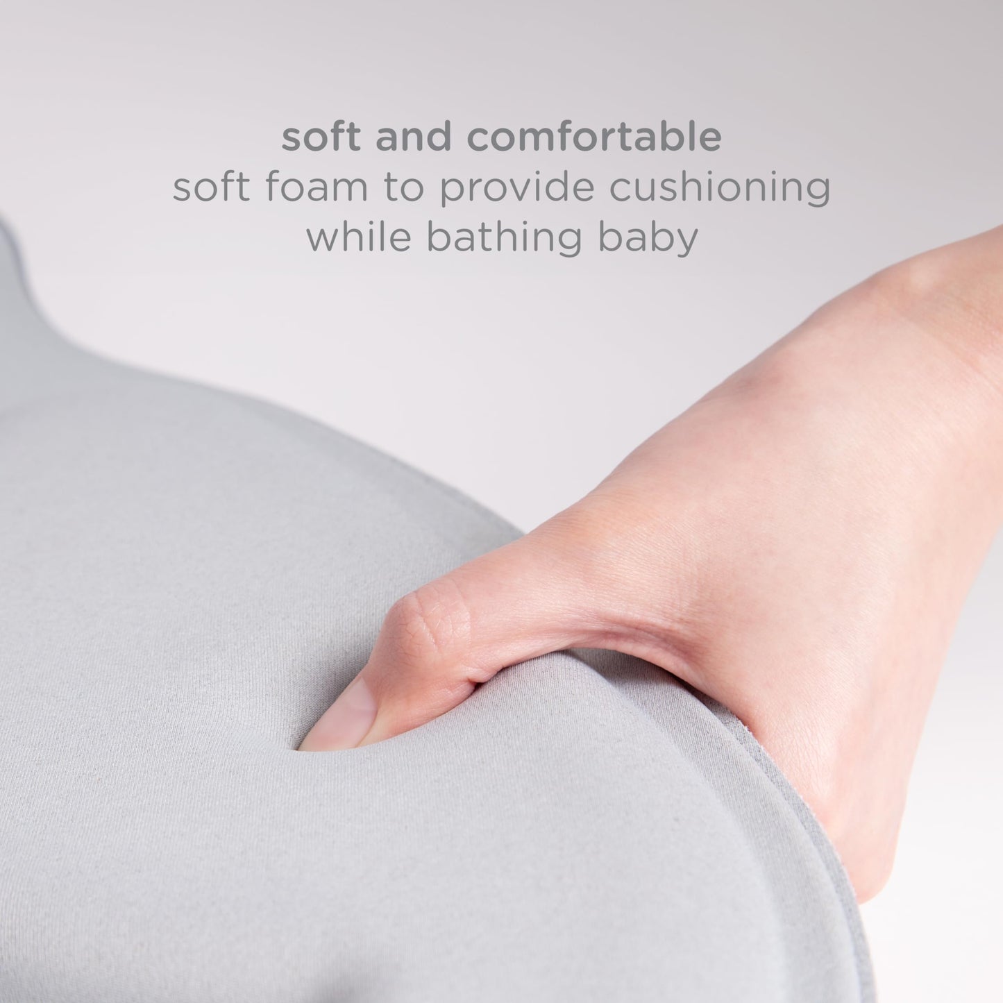 Ubbi Stingray Sink Bather For Baby, Soft Baby Bath Cushion, Newborn Must Have