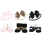 Hudson Baby Baby Girls' Headband And Socks Giftset, Leopard, One Size