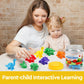 GKDOMS ABC Letters Matching Dinosaur Toys, Double-Sided Alphabet Learning Toy Childrens Day Gifts for Kids : Uppercase Lowercase