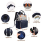 Supromomi Diaper Bag Backpack: Tote Baby Bag For Boy And Girl, Large Mommy Bag Insulated Pockets Charger Holes For Men And Women