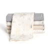 Gerber Baby Unisex Muslin Burp Cloths 5-Pack, Multi Stars, Large Size 20 x 10