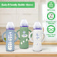 BUSOHA 3 Pack Silicone Sleeves for Lansinoh Glass Baby Bottles - Wide Neck Baby Bottles Sleeves for Lansinoh Bottles Baby Anti-C