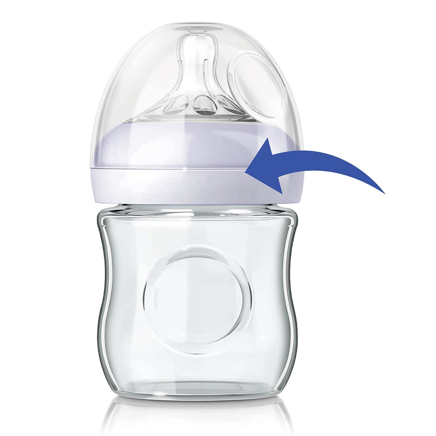 Replacement Screw Ring Compatible With Philips Avent Natural Bottles, Avent Pp Bottles Or Natural Glass Bottles; Not For Anticol